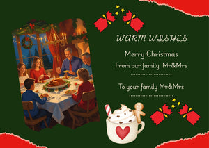 Christmas and New year Greeting card