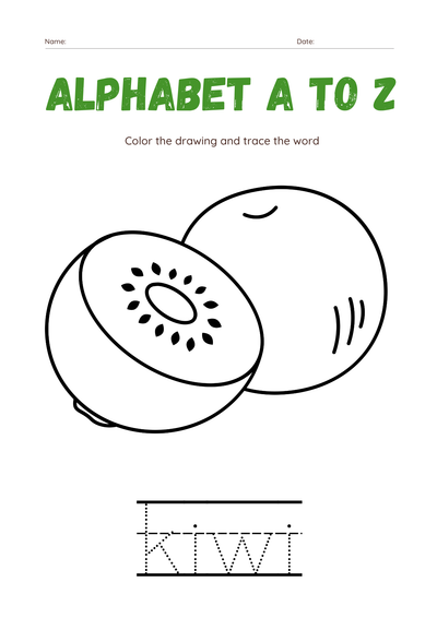 Alphabet A to Z