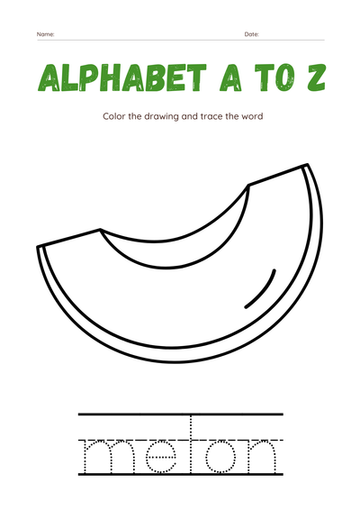 Alphabet A to Z