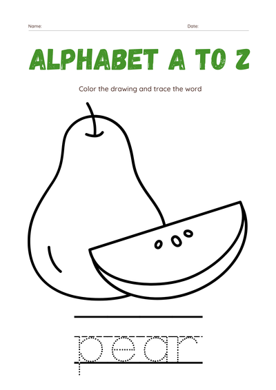 Coloring Worksheet