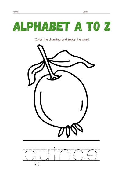 Coloring Worksheet