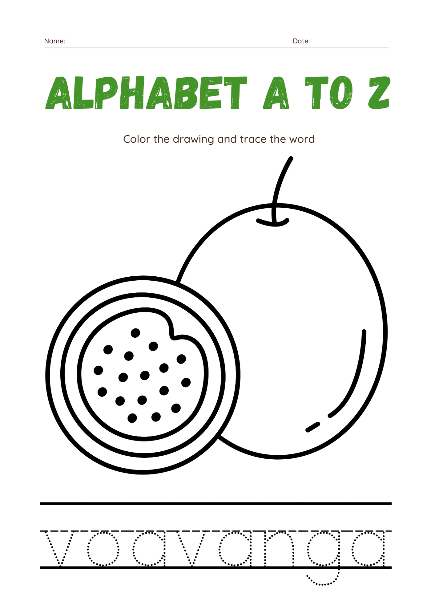 Coloring Worksheet