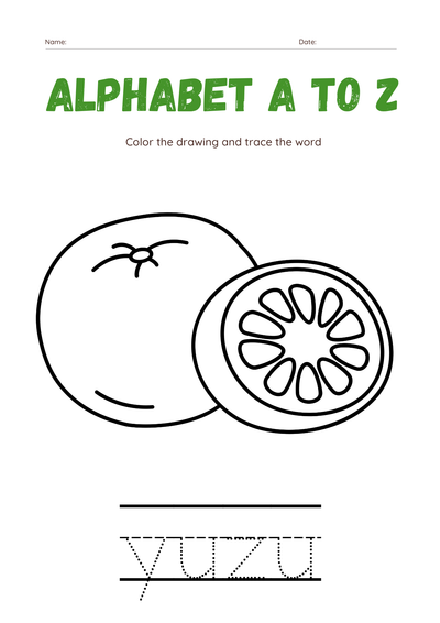 Coloring Worksheet
