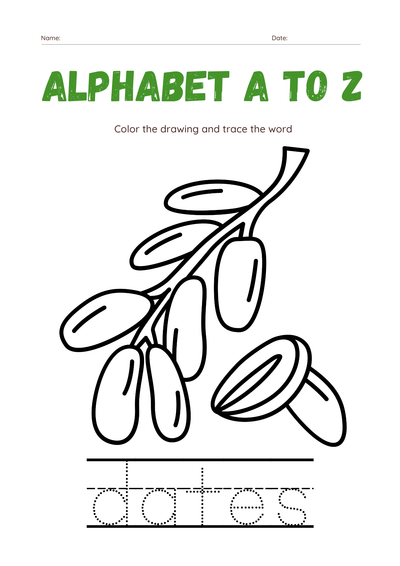 Alphabet A to Z
