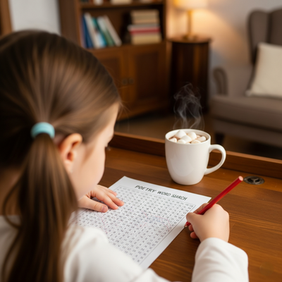 Poetry Month Word Search Puzzle | Printable Activity for Kids & Adults | Instant Download