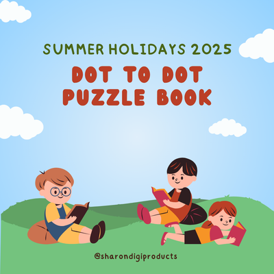 Summer Fun & Learning: Alphabet Tracing and Dot-to-Dot Puzzle Book