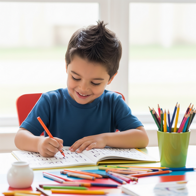 Summer Fun & Learning: Alphabet Tracing and Dot-to-Dot Puzzle Book