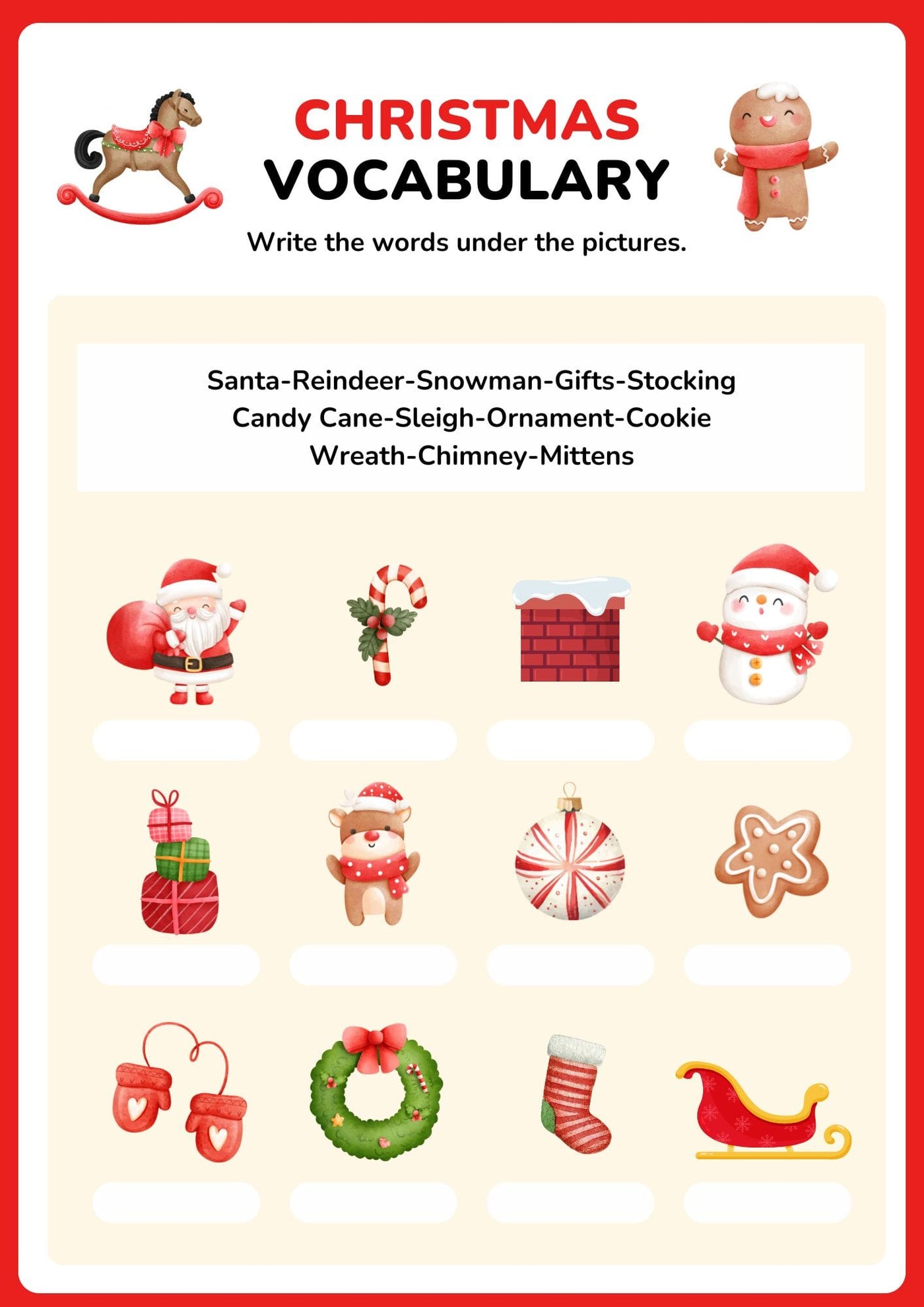 Christmas Activity book