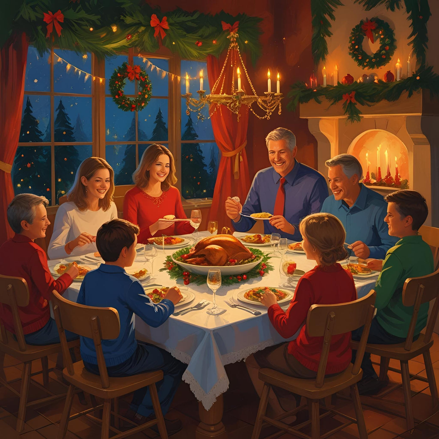 Christmas and New year Greeting cards