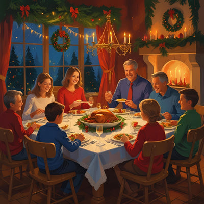 Christmas and New year Greeting cards