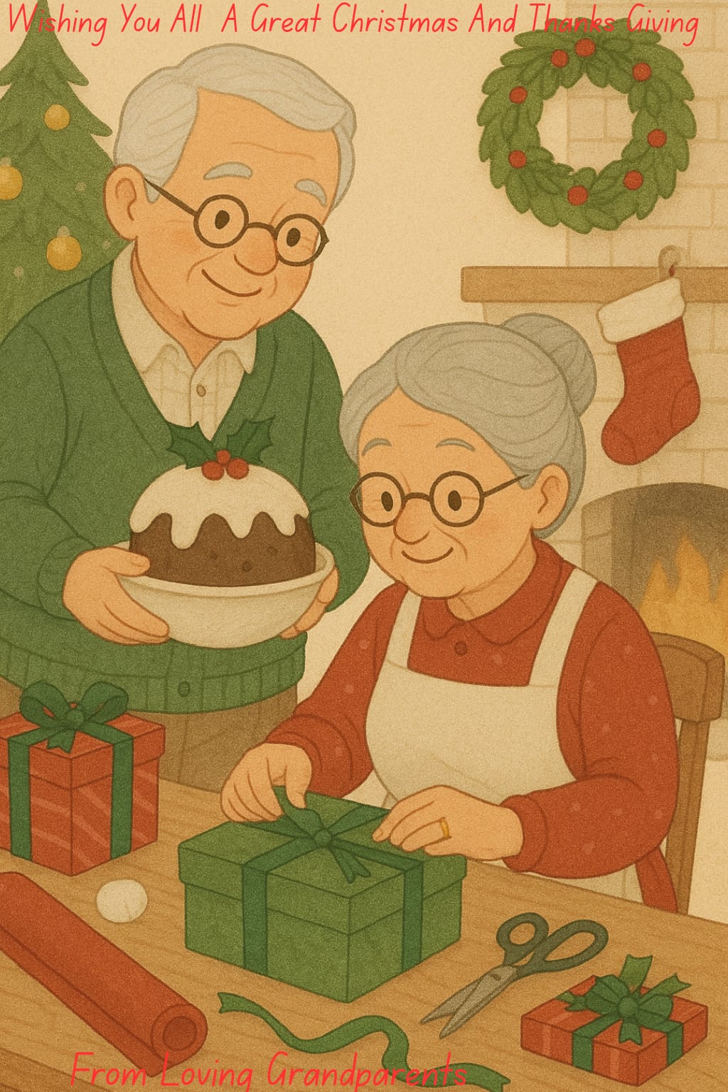 Christmas and New year Greeting cards