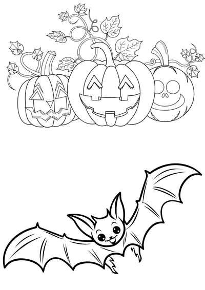 Halloween greeting cards